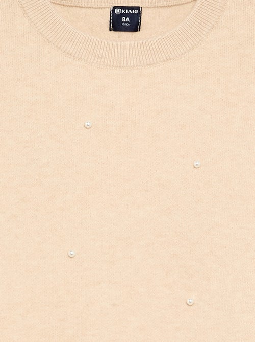 Pull avec perles - Kiabi