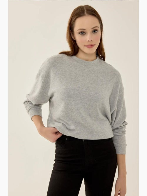 Pull basique coupe décontractée - Kiabi Pull basique coupe décontractée - Kiabi