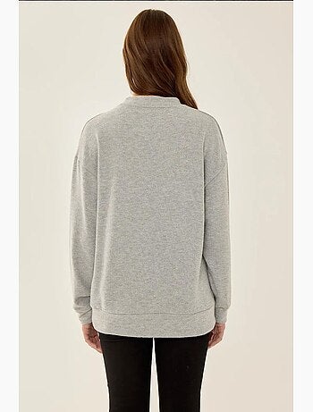 Pull basique coupe décontractée hiccup