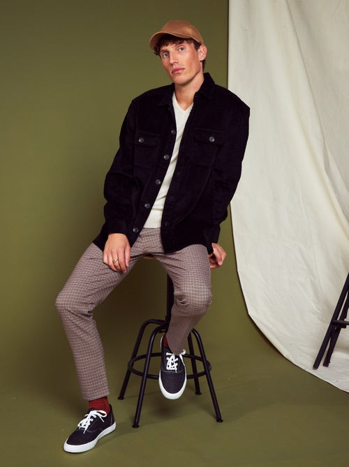 Pull basique en maille unie - Kiabi