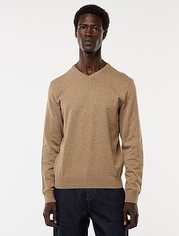 Pull basique en maille unie