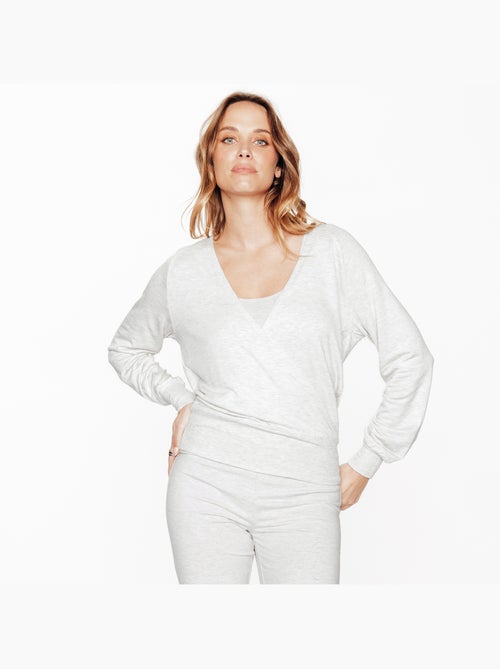 Pull cache-coeur ida - rougegorge lingerie - Kiabi