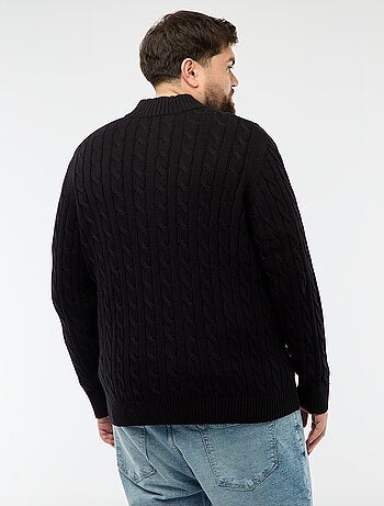 Pull camionneur zip torsadé