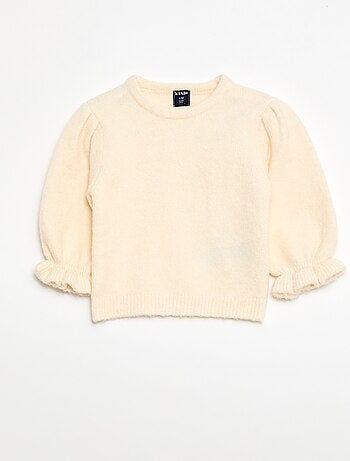Pull chaud avec manches ballons