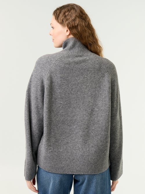 Pull chaud col montant - Kiabi