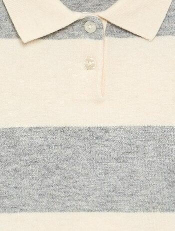 Pull chaud forme polo