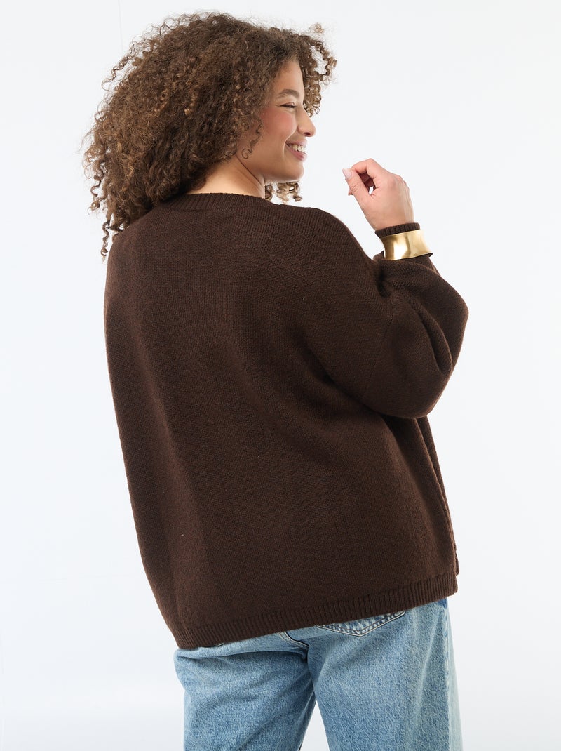Pull chaud Marron - Kiabi