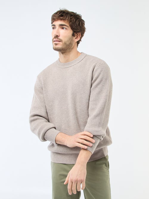 Pull chaud uni - Kiabi