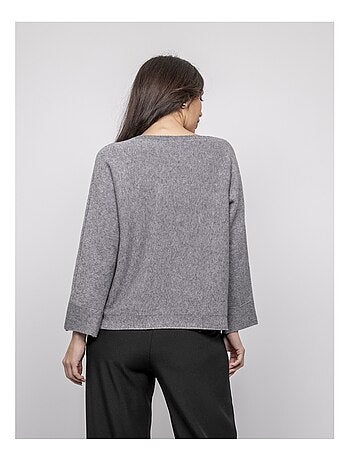 Pull col bateau avec strass kaju