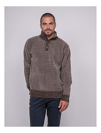 Pull col boutonné litudo