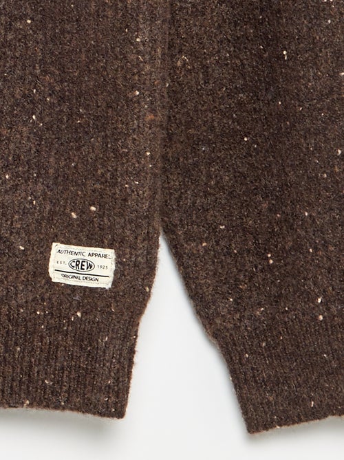 Pull col camionneur en maille grosse jauge - Kiabi