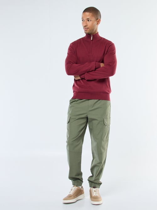 Pull col camionneur en maille - Kiabi