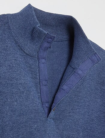 Pull col camionneur marinière - collection facile à enfiler