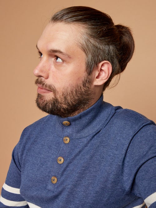 Pull col camionneur marinière - So Easy - Kiabi