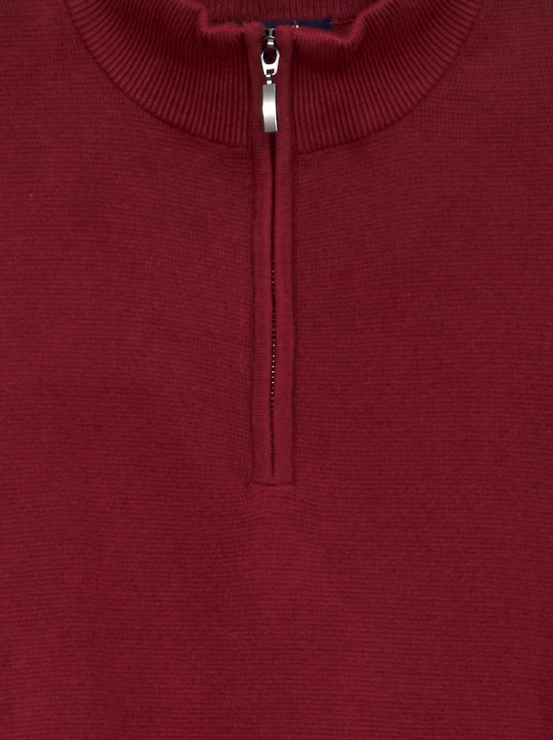 Pull col camionneur Rouge - Kiabi