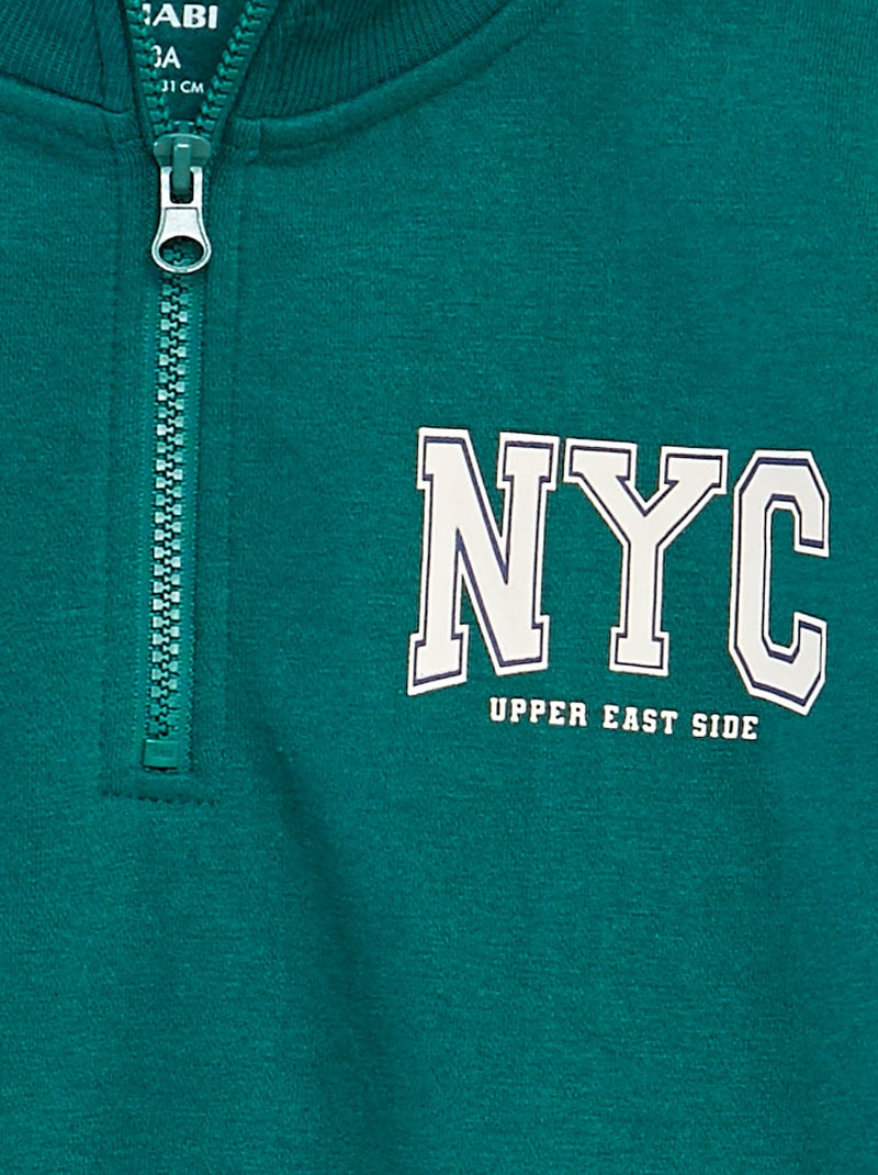 Pull col camionneur Vert - Kiabi