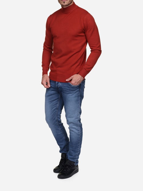 Pull col cheminée - Kiabi