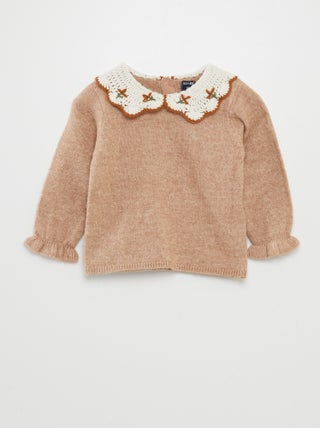 Pull col claudine