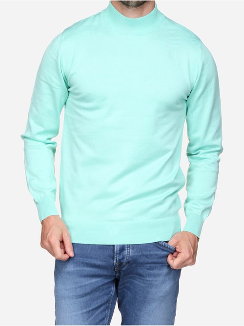 Pull col montant manches longues - Frilivin - Kiabi Pull col montant manches longues - Frilivin - Kiabi