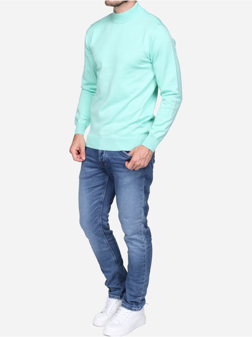 Pull col montant manches longues - Frilivin - Kiabi Pull col montant manches longues - Frilivin - Kiabi