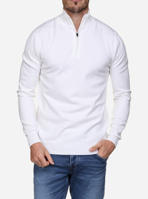 Pull col montant zippé - Kenzarro - Kiabi