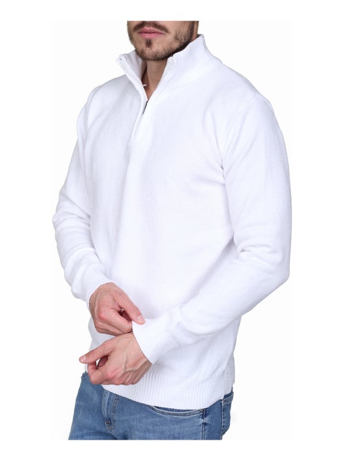 Pull col montant zippé - Kenzarro - Kiabi Pull col montant zippé - Kenzarro - Kiabi