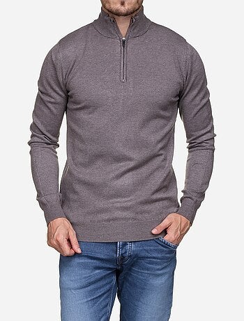 Pull col montant zippé - Kenzarro