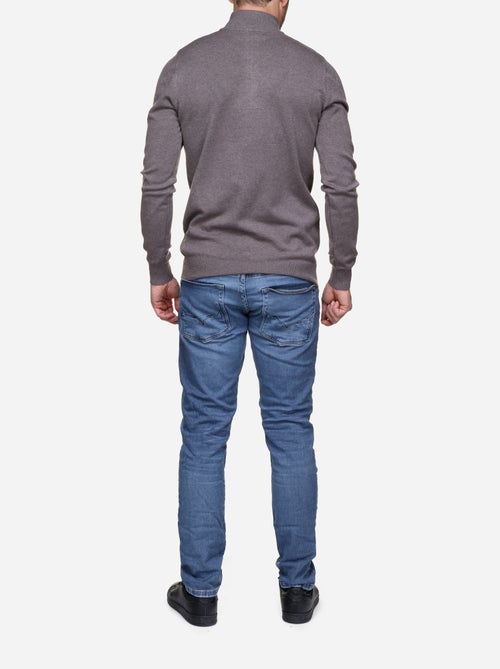Pull col montant zippé - Kenzarro - Kiabi Pull col montant zippé - Kenzarro - Kiabi