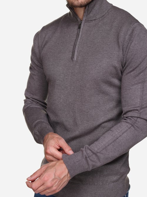 Pull col montant zippé - Kenzarro - Kiabi Pull col montant zippé - Kenzarro - Kiabi