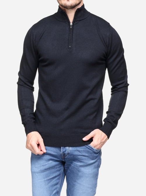 Pull col montant zippé - Kenzarro - Kiabi Pull col montant zippé - Kenzarro - Kiabi