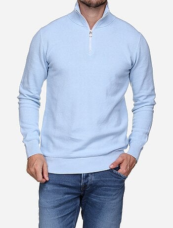 Pull col montant zippé - Yves Enzo