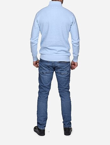 Pull col montant zippé - Yves Enzo
