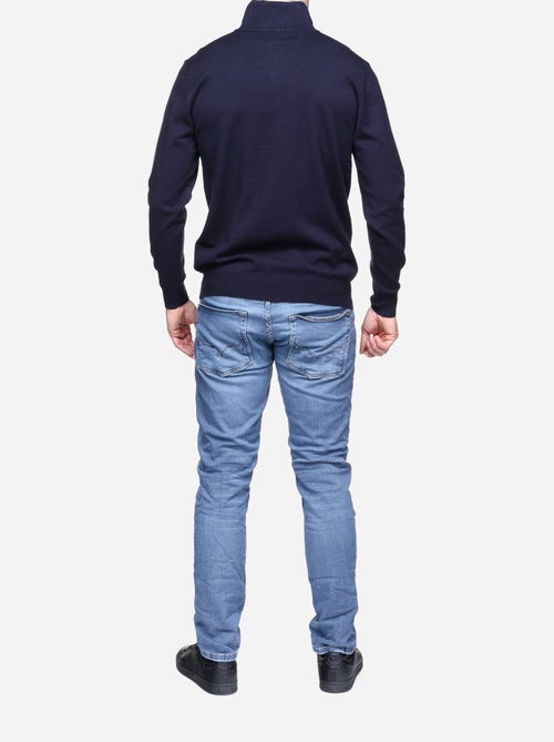 Pull col montant zippé - Yves Enzo - Kiabi Pull col montant zippé - Yves Enzo - Kiabi