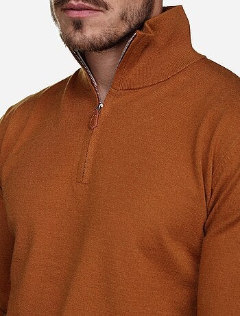 Pull col montant zippé - Yves Enzo