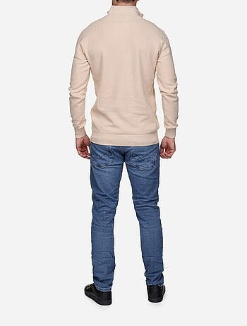 Pull col montant zippé - Yves Enzo