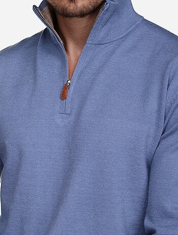 Pull col montant zippé - yves enzo