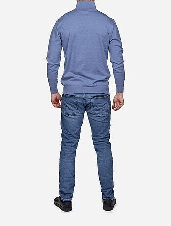 Pull col montant zippé - yves enzo