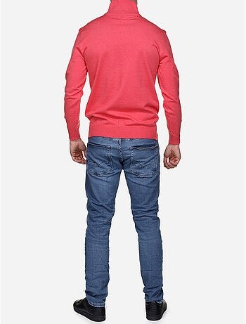 Pull col montant zippé