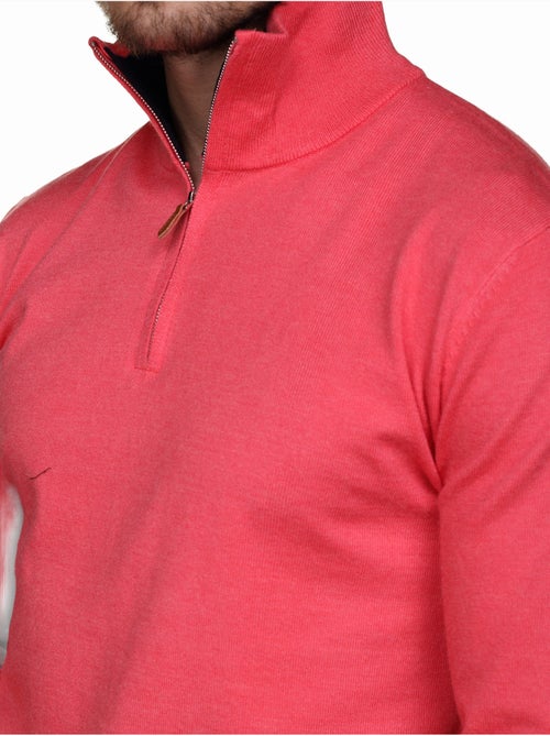 Pull col montant zippé - Yves Enzo - Kiabi Pull col montant zippé - Yves Enzo - Kiabi