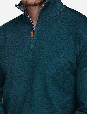 Pull col montant zippé - Yves Enzo