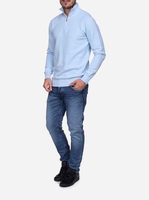 Pull col montant zippé - Kiabi Pull col montant zippé - Kiabi