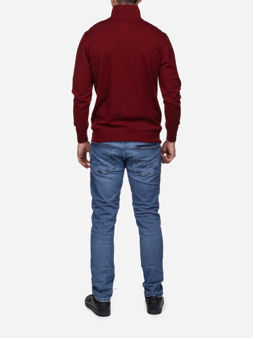 Pull col montant zippé - Kiabi Pull col montant zippé - Kiabi