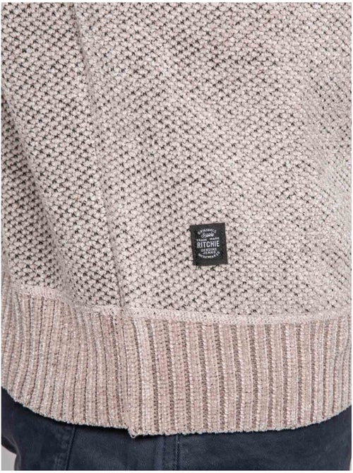 Pull col montant zippé langur - Kiabi Pull col montant zippé langur - Kiabi