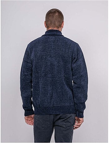 Pull col montant zippé langur