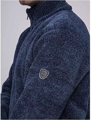Pull col montant zippé langur