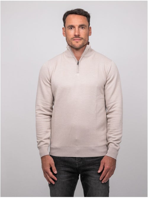 Pull col montant zippé larko - Kiabi Pull col montant zippé larko - Kiabi