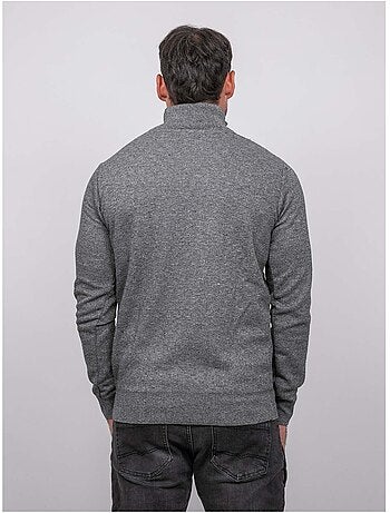 Pull col montant zippé larko