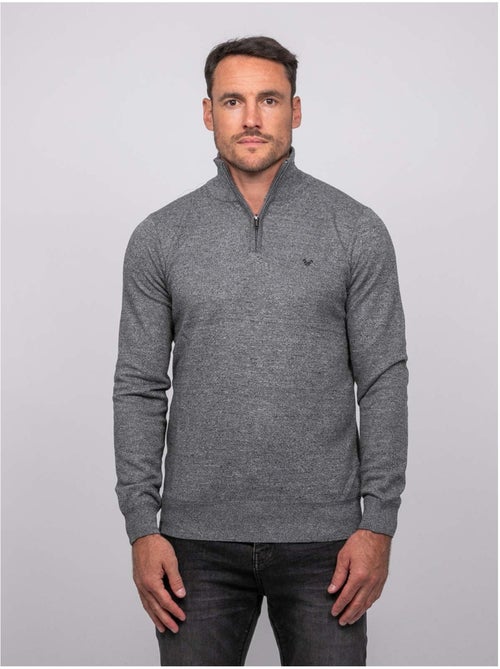 Pull col montant zippé larko - Kiabi Pull col montant zippé larko - Kiabi