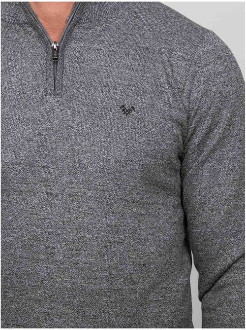Pull col montant zippé larko - Kiabi Pull col montant zippé larko - Kiabi