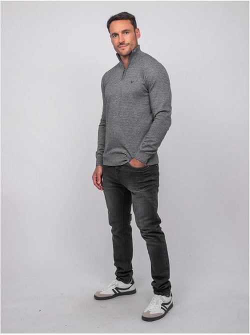 Pull col montant zippé larko - Kiabi Pull col montant zippé larko - Kiabi